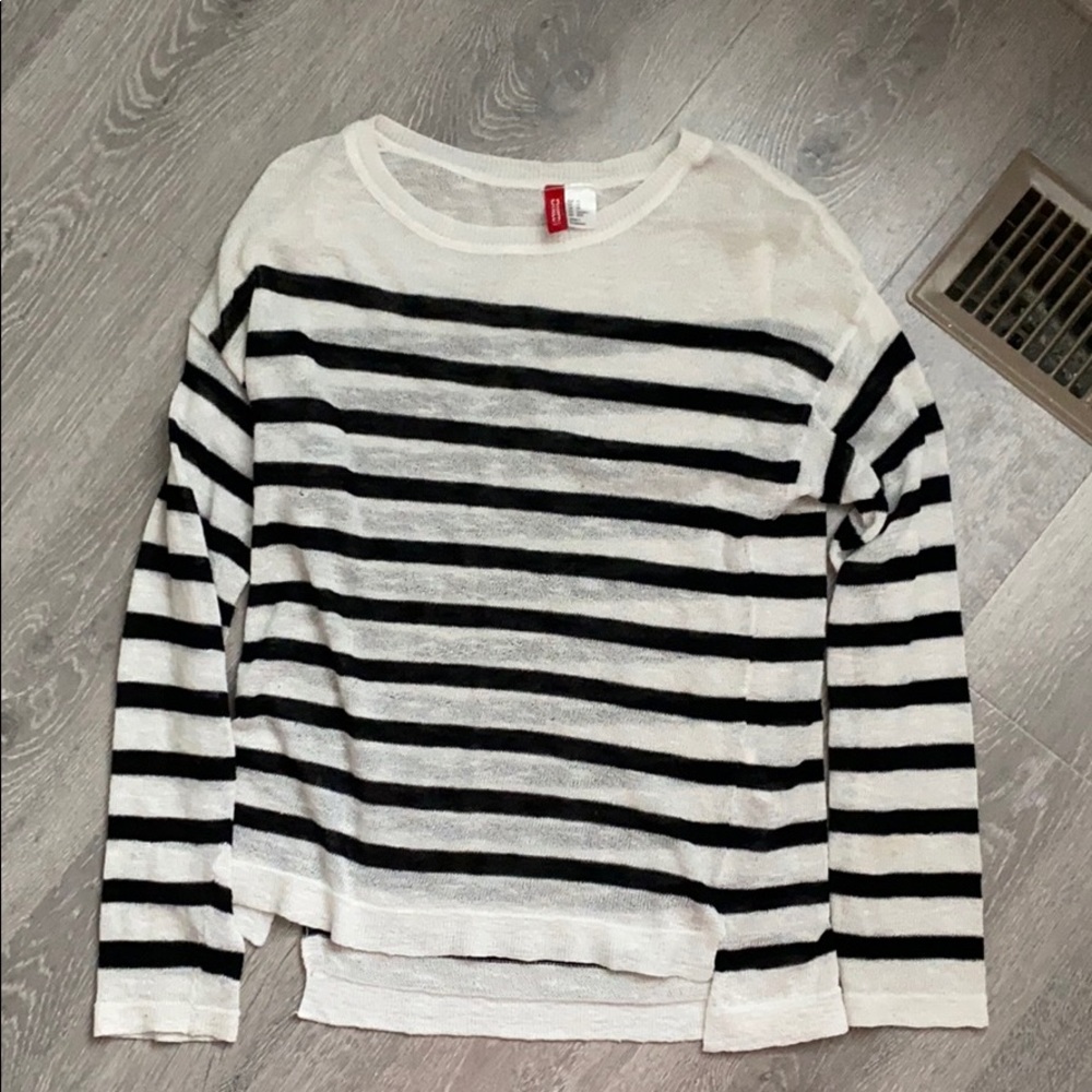 H&M striped sweater